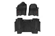 Rough Country M-31412 Heavy Duty Floor Mats Front/Rear-19-2 RAM Crew Cab Full Console Rough Country - Truck Part Superstore