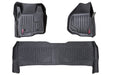 Rough Country M-51223 Heavy Duty Floor Mats Front/Rear-11-16 Ford Super Duty Crew Cab Depressed Pedal Rough Country - Truck Part Superstore