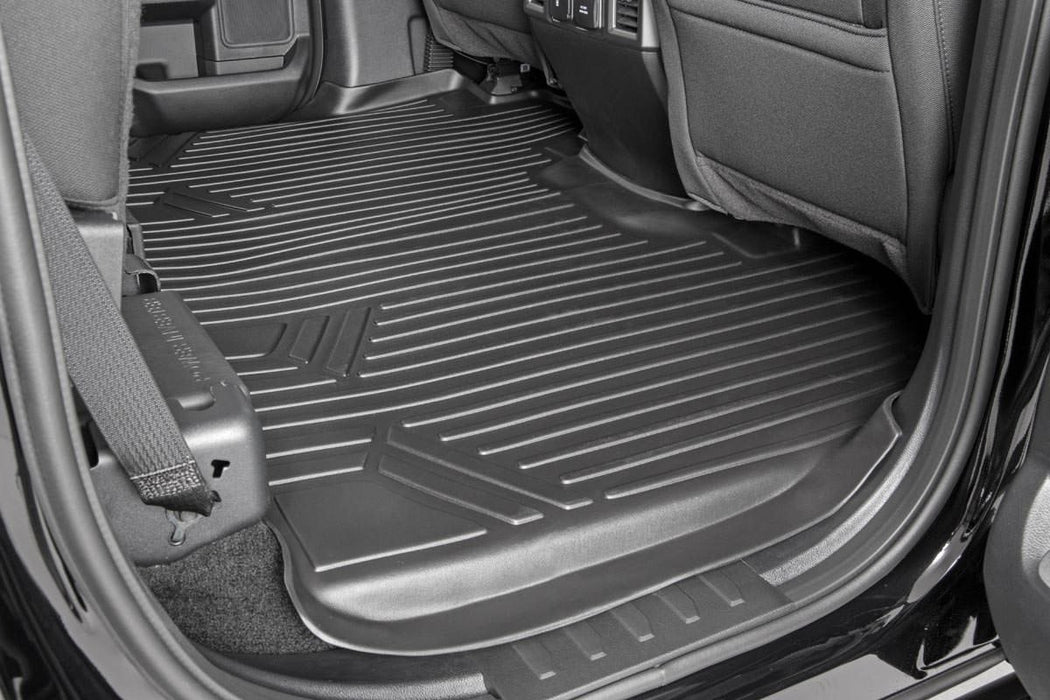 Rough Country M-51512 Heavy Duty Floor Mats Front/Rear-15-20 Ford F-150 SuperCrew Cab Rough Country - Truck Part Superstore