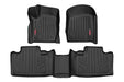 Rough Country M-60300 Heavy Duty Floor Mats Front/Rear-13-20 Jeep Grand Cherokee WK2 w/Factory Hook Style Floormat Connector Rough Country - Truck Part Superstore