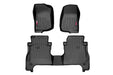 Rough Country M-61505 Heavy Duty Floor Mats Front & Rear w/o Under Seat Lockable Storage-20 Gladiator JT Rough Country - Truck Part Superstore