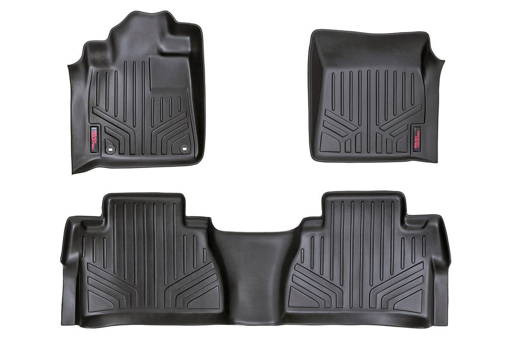 Rough Country M-71413 Heavy Duty Floor Mats Front/Rear Double Cab-14-20 Toyota Tundra Rough Country - Truck Part Superstore