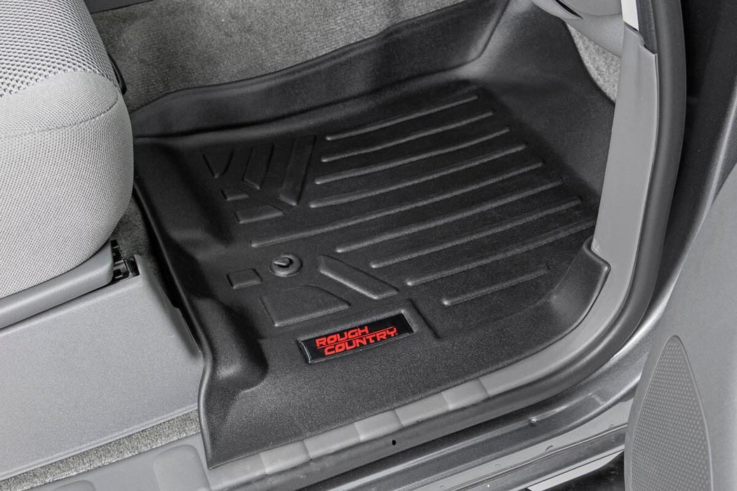 Rough Country M-80513 Heavy Duty Floor Mats Front/Rear-08-20 Nissan Frontier Crew Cab Rough Country - Truck Part Superstore