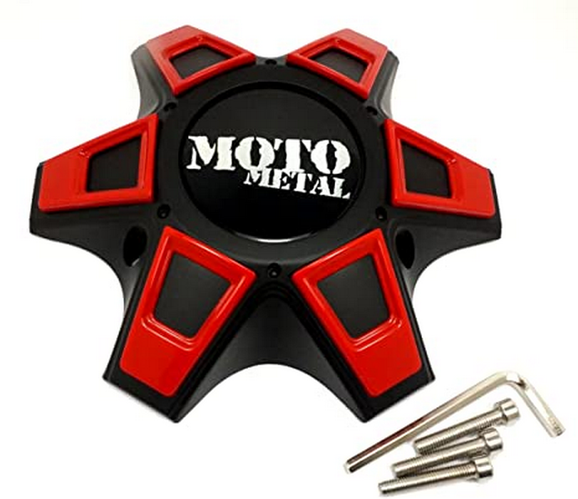 Moto Metal M-946SB MOTO MO969 CAP 6 LUG - SATIN BLACK - Truck Part Superstore