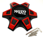 Moto Metal M-946SB MOTO MO969 CAP 6 LUG - SATIN BLACK - Truck Part Superstore