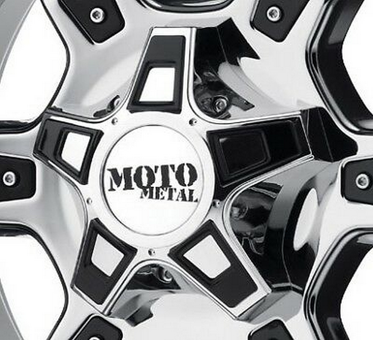 Moto Metal M-947CH MOTO MO969 CAP 8 LUG - CHROME - Truck Part Superstore