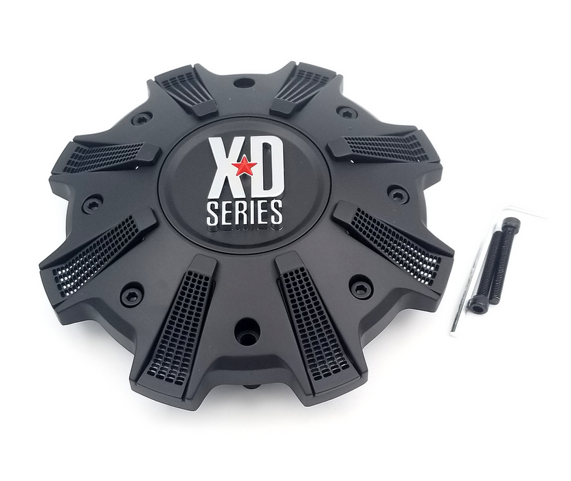 XD M-989SB XD823 CAP - SATIN BLACK W/ BLACK INSERTS - Truck Part Superstore