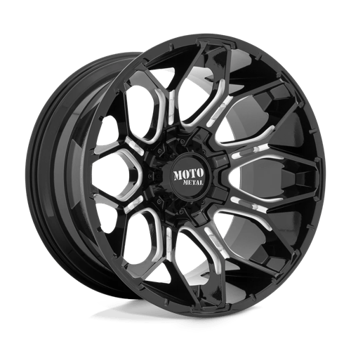 Moto Metal MO80821087318N MO808 20X10 8X170 G-BLK MILL -18MM - Truck Part Superstore