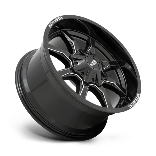 Moto Metal MO970810873B24NUS MO970 18X10 8X170 G-BLK MILL SPK -24MM - Truck Part Superstore
