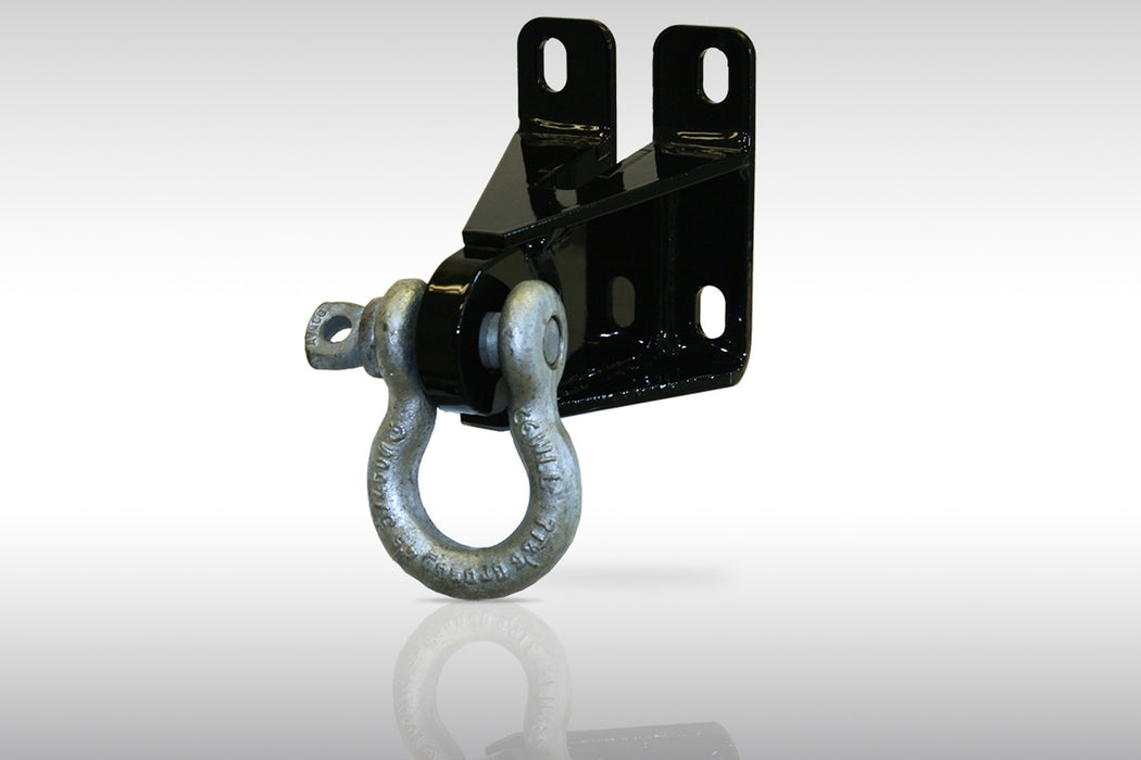 Fab Fours M1850-1 Ranch D-Ring Mount; 2 Stage Black Powder Coated; Fits All Black Steel Bumpers; - Truck Part Superstore