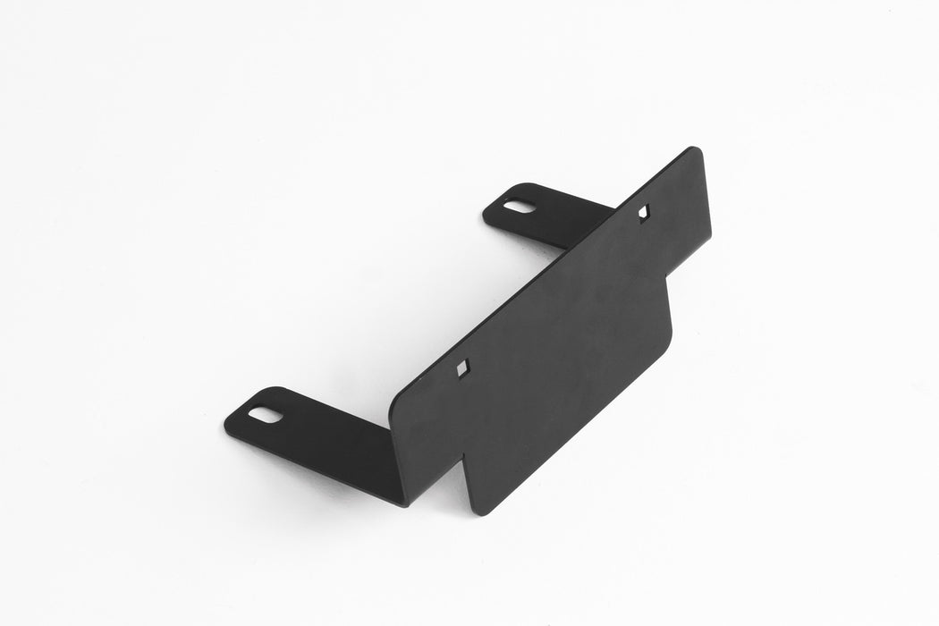 Fab Fours M2250-1 Vengeance Front License Plate Bracket; 2 Stage Black Powder Coated; Short; - Truck Part Superstore
