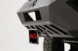 Fab Fours M2250-1 Vengeance Front License Plate Bracket; 2 Stage Black Powder Coated; Short; - Truck Part Superstore