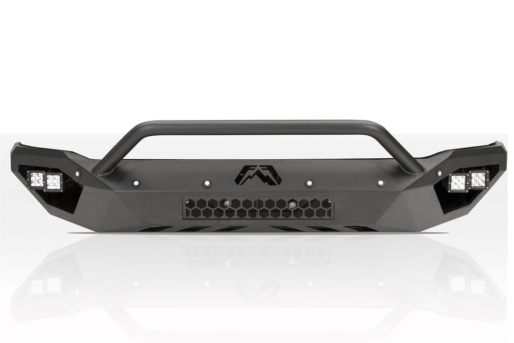 Fab Fours M2450-B Vengeance Light Box Cover; Uncoated/Paintable; Front Center; [AWSL]; - Truck Part Superstore