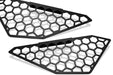 Fab Fours M3050-B Vengeance Side Light Mesh Insert Cover; Bare; - Truck Part Superstore