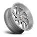 MSA Offroad Wheels M36-020756TI MA36 20X7 4X156 BRUSH TITAN 00MM - Truck Part Superstore