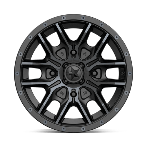 MSA Offroad Wheels M43-04710 MA43 14X7 4X110 S-BLK TTCC 10MM - Truck Part Superstore