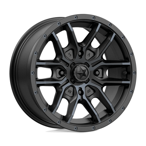 MSA Offroad Wheels M43-05737 MA43 15X7 4X137 S-BLK TTCC 10MM - Truck Part Superstore