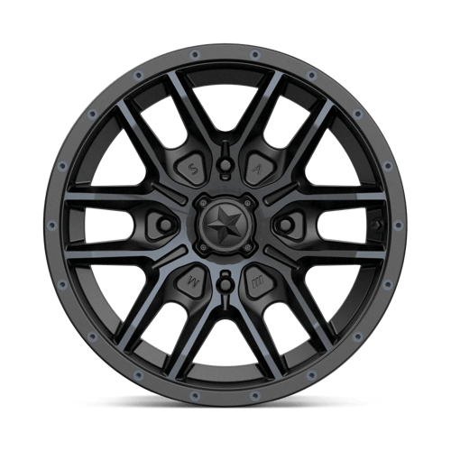 MSA Offroad Wheels M43-05710 MA43 15X7 4X110 S-BLK TTCC 10MM - Truck Part Superstore