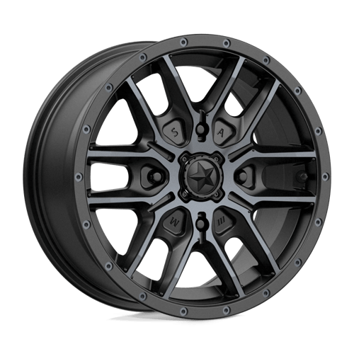 MSA Offroad Wheels M43-385756 MA43 15X7 4X156 S-BLK TTCC 38MM - Truck Part Superstore