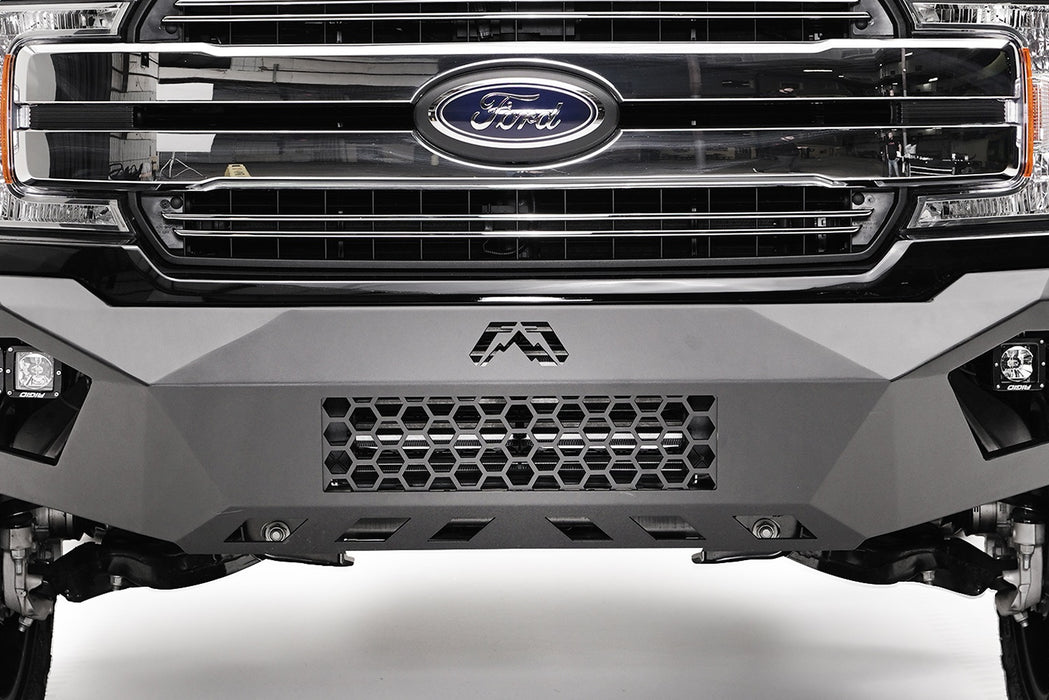 Fab Fours M4350-B Vengeance Light Box Cover; Uncoated/Paintable; Center; - Truck Part Superstore