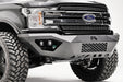 Fab Fours M4350-1 Vengeance Light Box Cover; 2 Stage Black Powder Coated; Center; - Truck Part Superstore