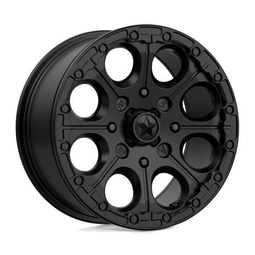 MSA Offroad Wheels M44-05737 MA44 15X7 4X137 S-BLK 25MM - Truck Part Superstore