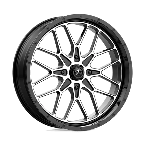 MSA Offroad Wheels M45-024756 MA45 24X7 4X156 G-BLK MACH 00MM - Truck Part Superstore