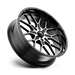 MSA Offroad Wheels M45-018756 MA45 18X7 4X156 G-BLK MACH 00MM - Truck Part Superstore