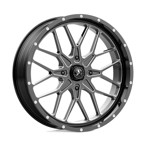 MSA Offroad Wheels M45-022756M MA45 22X7 4X156 G-BLK MILL 00MM - Truck Part Superstore