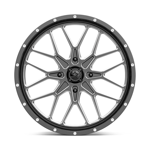 MSA Offroad Wheels M45-04756M MA45 14X7 4X156 G-BLK MILL 10MM - Truck Part Superstore