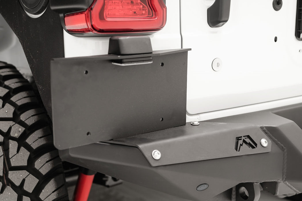 Fab Fours M4550-1 Rear Bumper License Plate Bracket - Truck Part Superstore