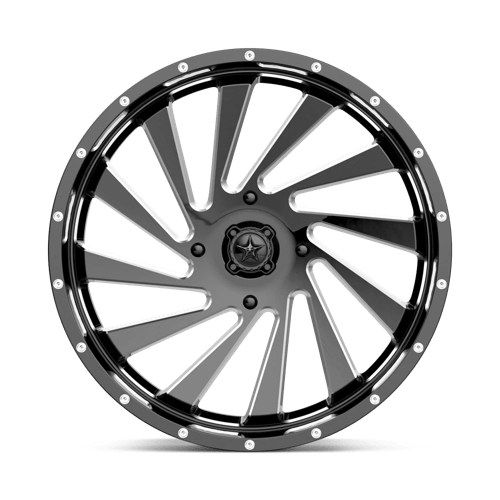 MSA Offroad Wheels M46-018710M MA46 18X7 4X110 G-BLK MILL 00MM - Truck Part Superstore
