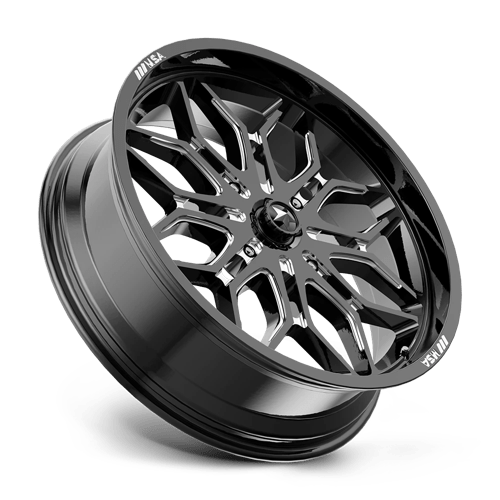 MSA Offroad Wheels MA047BE22704410 MA47 22X7 4X156 G-BLK-MILL 10MM - Truck Part Superstore