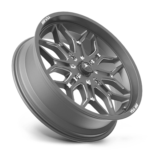 MSA Offroad Wheels MA047AX20704410 MA47 20X7 4X156 GNMTL-MILL 10MM - Truck Part Superstore