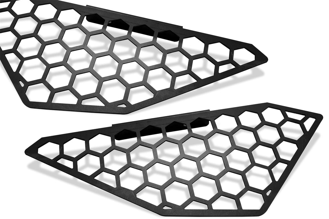 Fab Fours M5050-1 Vengeance Side Light Mesh Insert Cover; D4251 And D4252; Plate Steel; - Truck Part Superstore