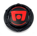 Motegi M603R MR CAP MR116/MR117/MR118 BLACK RED LOGO - Truck Part Superstore