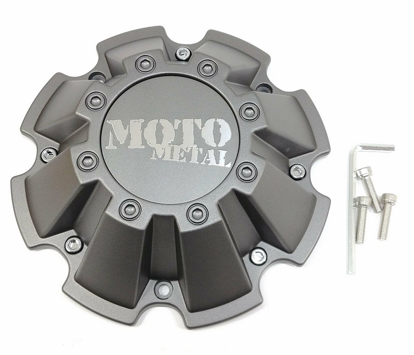 Moto Metal M793GRAY MOTO CAP STYLE A1 SATIN GRAY - Truck Part Superstore
