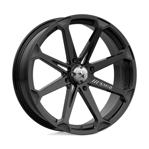 MSA Offroad Wheels M12-00737 MA12 20X7 4X137 G-BLK 10MM - Truck Part Superstore