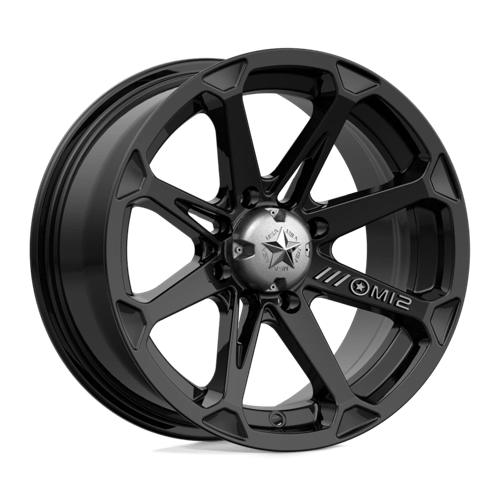 MSA Offroad Wheels M12-04710 MA12 14X7 4X110 G-BLK 10MM - Truck Part Superstore