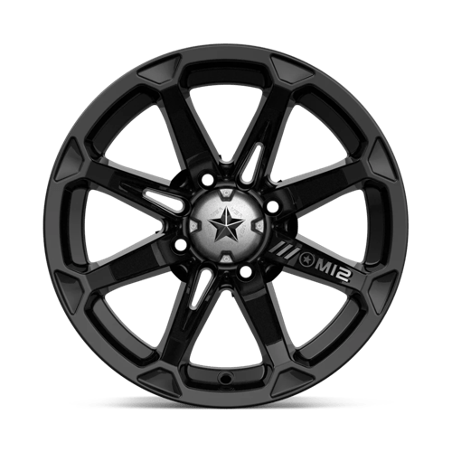 MSA Offroad Wheels M12-14756 MA12 14X7 4X156 G-BLK -47MM - Truck Part Superstore