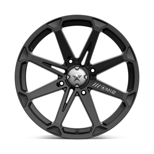 MSA Offroad Wheels M12-08737 MA12 18X7 4X137 G-BLK 10MM - Truck Part Superstore