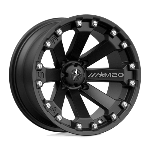 MSA Offroad Wheels M20-14710 MA20 14X7 4X110 S-BLK -52MM - Truck Part Superstore