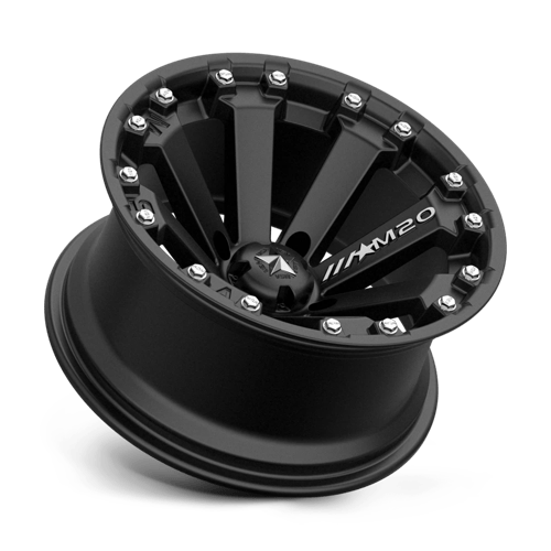 MSA Offroad Wheels M20-14710 MA20 14X7 4X110 S-BLK -52MM - Truck Part Superstore
