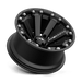 MSA Offroad Wheels M20-14710 MA20 14X7 4X110 S-BLK -52MM - Truck Part Superstore