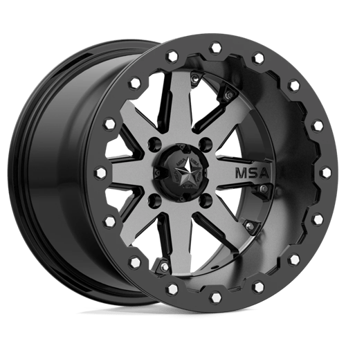 MSA Offroad Wheels M21-04010 MA21 14X10 4X110 CHARCOAL -10MM - Truck Part Superstore