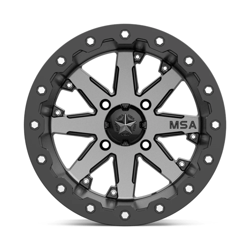 MSA Offroad Wheels M21-04056 MA21 14X10 4X156 CHARCOAL -10MM - Truck Part Superstore