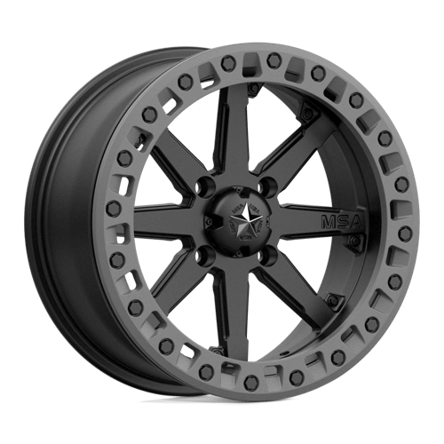 MSA Offroad Wheels M31-06737 MA31 16X7 4X137 S-BLK M-GRY RG 00MM - Truck Part Superstore