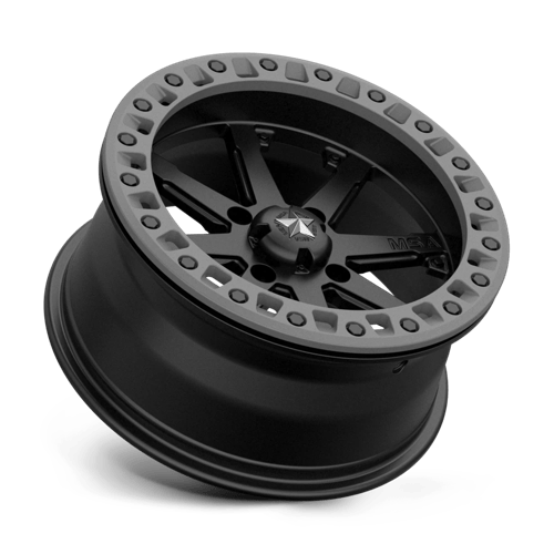 MSA Offroad Wheels M31-04756 MA31 14X7 4X156 S-BLK M-GRY RG 00MM - Truck Part Superstore
