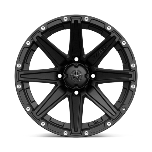 MSA Offroad Wheels M33-14710 MA33 14X7 4X110 S-BLK -47MM - Truck Part Superstore
