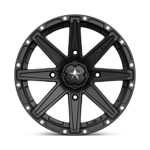 MSA Offroad Wheels M33-05756 MA33 15X7 4X156 S-BLK 10MM - Truck Part Superstore